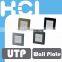 Taiwan RJ45 Metal Cellular Faceplate with Door