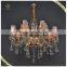 Comtemporary Large Crystal Chandelier Pendant Light, Hanging Candle Light LED Chandelier with Changing Color