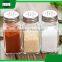 Kitchen accessories glass seasoning pot condiment container spice pots box tin bottle jar
