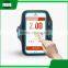 logo printed smart phone luminous reflective armband running stretch mobile phone armbag arm band