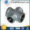 Cross Malleable iron pipe fittings