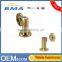 2017 New Floor Mounted Zinc Alloy Gold Magnetic Door Stopper