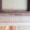 Vintage baked color wooden photo frame with roaster color