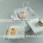 New Design Round & Square 3 PCS Plates One Layer Metal Wedding Cake Stand Wholesale