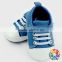 2015 Cute Fashion New Arrival Bling Navy Blue Baby Crib Shoes Wholesale Baby Shoes