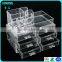 Custom clear make up organizer transparent packing and acrylic box
