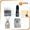 Padlock and lockpick tool set with plastic box & leather bag & brown box packing