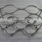 Chrome Metal wine rack