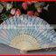 2015 New Design Promotional Bamboo Cloth Fan