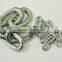 bright electric galvanized welded iron chain with high quality