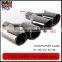 auto tuning universal sus304 exhaust tips laser M polish for bmw