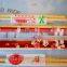 colorful and beautiful round bamboo chopsticks packed in OPP