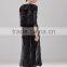 Ladies fashion long skirt mesh pattern cotton perspective skirt SR-P9963