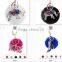 shiny unicorn horse animal fur pom pom keychain bag charms unique faux fur ball bag charms 2017 keychain premium gifts