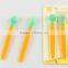2017 2pcs/set baby care new arrivals newborn silicone baby practice spoon baby feeding spoon