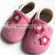 Navy Blue Soft sheepskin Leather Baby Shoes