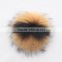 Myfur 2016 Fashion Hat Accessories Fur Ball Hot Sale Genuine Raccoon Fur Pom Poms