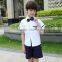 Juqian 2016 wholesale cheap Lovely Unisex Summer Primary Kids School Uniforms