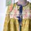 Beautiful Kantha Kediyu Style Jacket in Vintage Colors ~ Medium