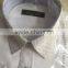 2016 boutique clothing boys fancy shirts school white color TC fabric adjustable cuff