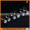 Hot Sell 8mm White Gold Plated Cubic Zricon Stone Earring For Women