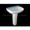 Two Pieces Washing Water Basin with Pedestal Lavabo Basin Sinks