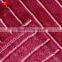 100 polyester warm stripe yarn dyed flannel fleece blanket