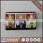 sublimation stylish black wallet with detachable flap and six card stots