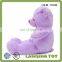 Soft Stuffed Purple Bear Plush Wholesale