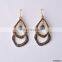 Fashion Hammered Earrings Mix Color Earrings Bib Statement Earrings