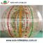 Nice Plastic colors strips zorb ball ,inflatable human sized zorb football ball for outdoor games