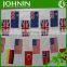 top quality 75D polyester promotion rectangle all country flag bunting