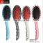 Hairdresser Used Paddle hair brush plastic round paddle cushion hair brush