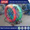 electrical cable reel rod for cable placing in pipe, conduit