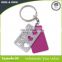 Cheap Custom rectangle Keychain for Promotional Gifts