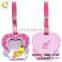 Custom made luggage tag/name baggage tag with debossed logo