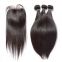 Silky Straight 16 Inches Malaysian Clean Virgin Hair For Black Women Bouncy Curl