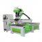 PVC wood door production line CNC wood router machine 1325 with three spindles ATC CNC router price for sale