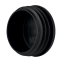 MOCAP LDPE black round decorative pipe end cap