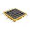 Anti-leakage HDPE plastic pallet for oil and chemicals containment