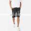 DiZNEW Wholesale distressed denim shorts black men