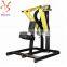 High end professional fitness equipment plated loaded low row