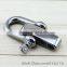 Stainless Steel Material Mini Shackle Adjustable D Shackle With Adjustable Screw Pin