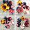 Men's Mix Colors Flower Rose Boutonniere Brooch Lapel Pin Tuxedo Corsage