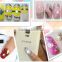 3D shining NFC nail sticker / finger nail tag with led flash light