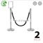 2m Retractable Red Belt velvet rope stanchion Crowd Control Rope
