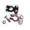 Black and Red Positive Negative Car Battery Terminals Auto Spare Parts Battery Cable Replacement Ends
