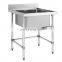 201 304 Stainless Steel Kitchen Hand Wash Sinks