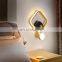 Luxury Hotel LED Indoor Wall Lamp Modern Bedside Aisle Decoration Creative Geometric Wall Lamp