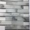 Mosaic Tile Rectangular Strip Backsplash High Temperature Firing Inkjet Glass Bathroom Kitchen Glass Interior Wall 30 X 30MM 8mm